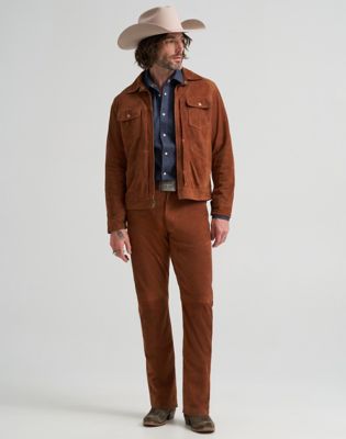 Blue Bell Regular Suede 11MJZ Jacket in Cherry Mahogany