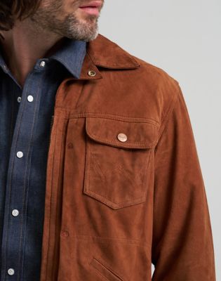 Blue Bell Regular Suede 11MJZ Jacket in Cherry Mahogany