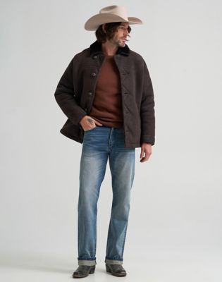 Blue Bell Relaxed Wrange Coat in Chocolate Torte