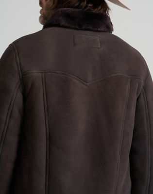 Blue Bell Relaxed Wrange Coat in Chocolate Torte