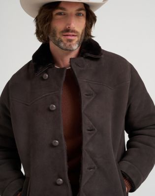 Blue Bell Relaxed Wrange Coat in Chocolate Torte