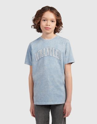 Motor Service Tee in Blue Shadow