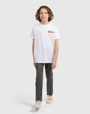 Wrangler Cowboy Graphic Tee Bright White Size 9/10