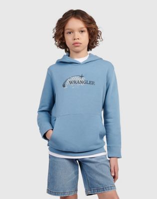 Moto Sport Hoodie in Blue Shadow