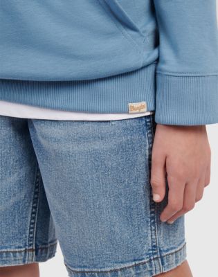 Moto Sport Hoodie in Blue Shadow