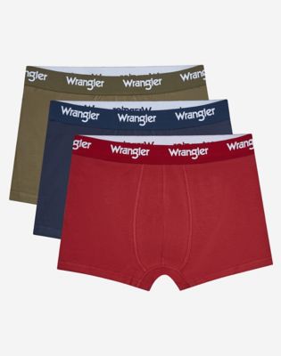 3-Pack Trunks in Olive, Ruby & Navy Mix