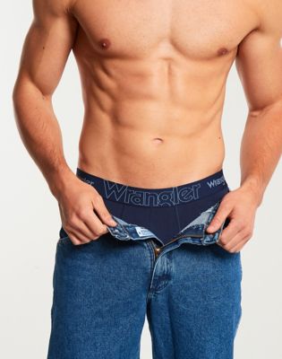 3-Pack Trunks in Navy, Grey & Blue Mix