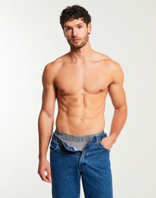 3-Pack Trunks in Navy, Grey & Blue Mix
