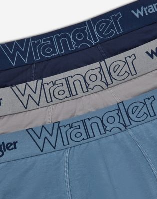3-Pack Trunks in Navy, Grey & Blue Mix