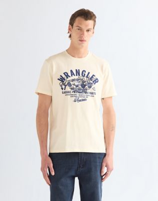 Regular Americana Tee in Antique White