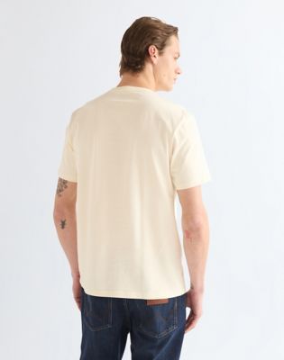 Wrangler Regular Americana Koszulka Antique biały