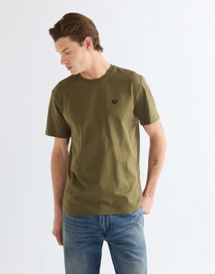 Regular Sign Off Tee in Olive Night