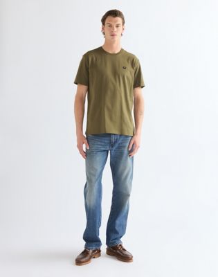 Regular Sign Off Tee in Olive Night