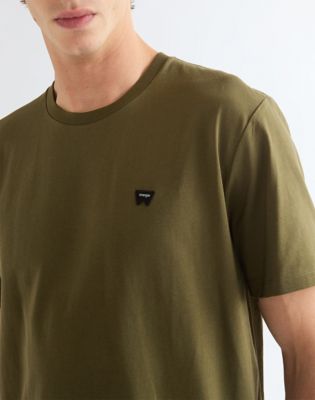 Regular Sign Off Tee in Olive Night