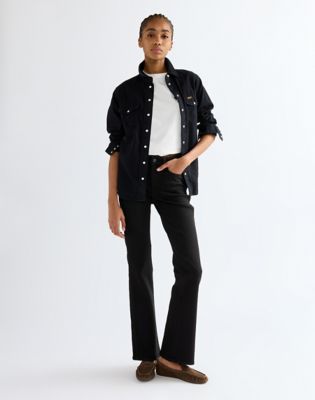 Bootcut Jean in Retro Black