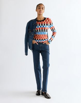 Straight Jean in Indigo Eclipse