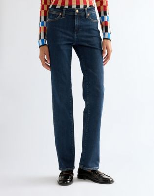 Straight Jean in Indigo Eclipse