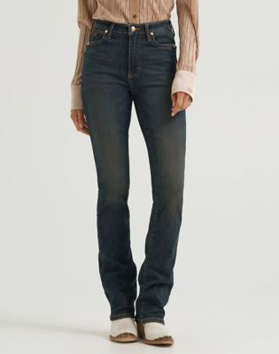 Lainey Wilson x Wrangler Boot Hugger Jean in Dark Denim