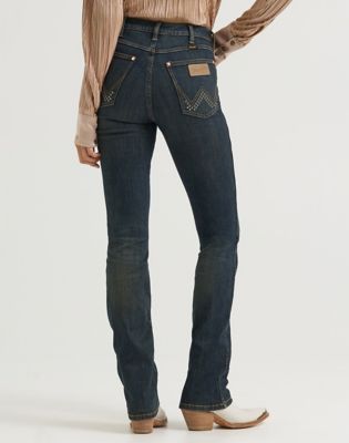 Lainey Wilson x Wrangler Boot Hugger Jean in Dark Denim