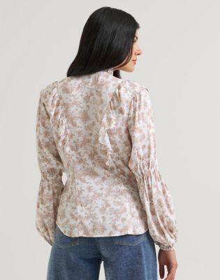 Lainey Wilson x Wrangler Lainey Blouse in Folk Floral