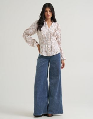 Lainey Wilson x Wrangler Lainey Blouse in Folk Floral