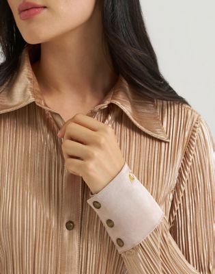 Lainey Wilson x Wrangler Lainey Snap Shirt in Rose Gold