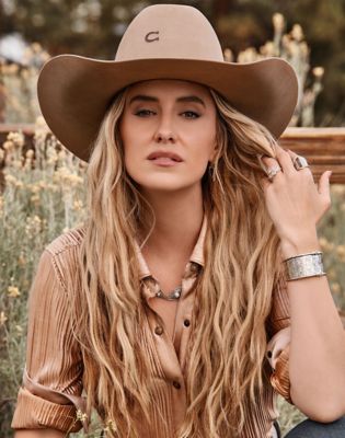 Lainey Wilson x Wrangler Lainey Snap Shirt in Rose Gold