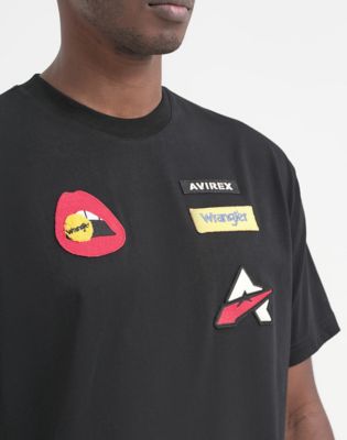 Wrangler&reg; x Avirex&reg; Tee in Black