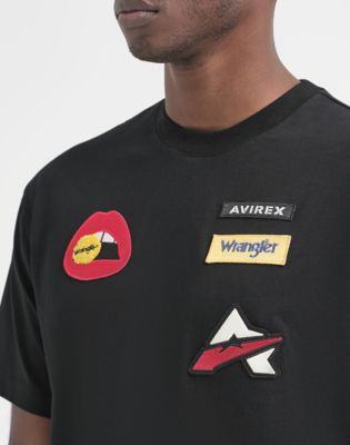Wrangler&reg; x Avirex&reg; Tee in Black