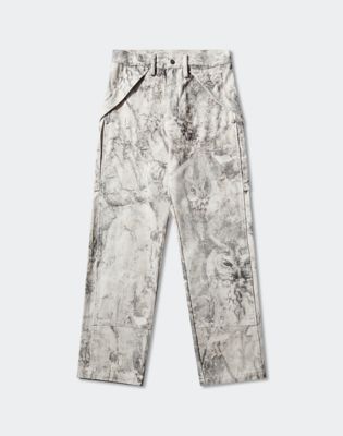 Wrangler X ROA Denim Cargo in Light Owl Camo