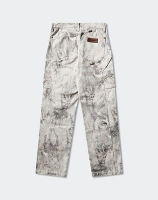 Wrangler X ROA Denim Cargo in Light Owl Camo