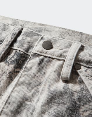 Wrangler X ROA Denim Cargo in Light Owl Camo