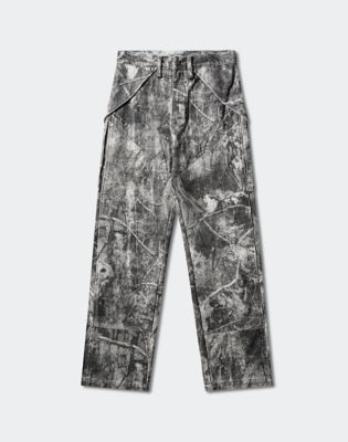 Wrangler X ROA Denim Cargo in Dark Owl Camo