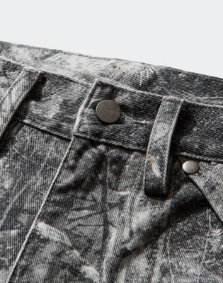 Wrangler X ROA Denim Cargo in Dark Owl Camo