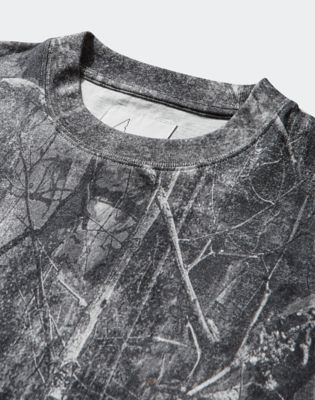 Wrangler X ROA Jersey Long Sleeve Tee in Dark Owl Camo