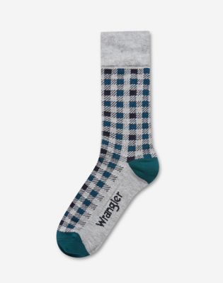 3-Pack Socks in Navy, Teal & Dahlia Check