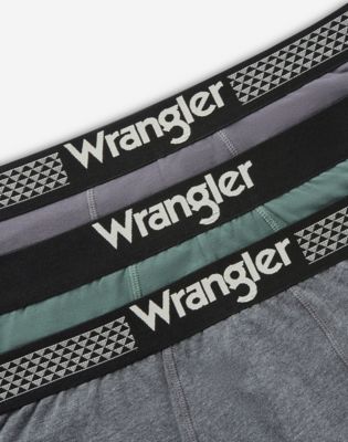 3-Pack Trunks in Charcoal, Forest & Poppyseed