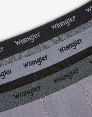 3-Pack Trunks in Charcoal, Black & Poppyseed
