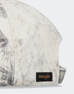 Wrangler X ROA Denim 6 Panel Cap in Light Owl Camo
