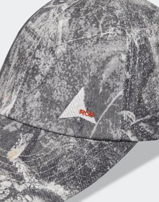 Wrangler X ROA Denim 6 Panel Cap in Dark Owl Camo