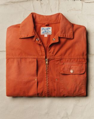 Wrangler x Imogene + Willie 12MJZ Denim Jacket in Orange