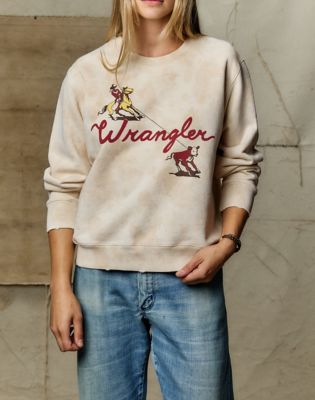 Wrangler x Imogene + Willie Roped Sweatshirt in White