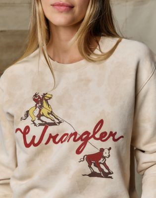 Wrangler x Imogene + Willie Roped Sweatshirt in White
