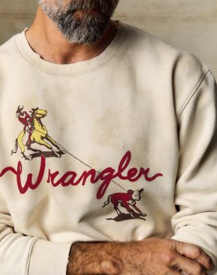 Wrangler x Imogene + Willie Roped Sweatshirt in White