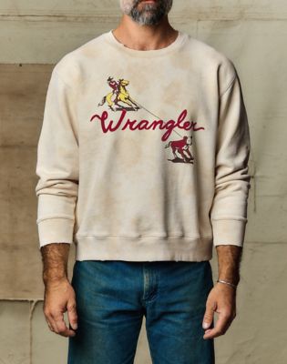 Wrangler x Imogene + Willie Roped Sweatshirt in White