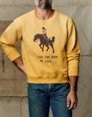 Wrangler x Imogene + Willie Ride Of Life Sweatshirt in Yellow