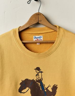 Wrangler x Imogene + Willie Ride Of Life Sweatshirt in Yellow