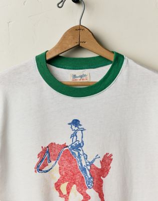 Wrangler x Imogene + Willie Ringer Tee in White