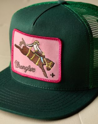 Wrangler x Imogene + Willie Trucker Hat in Green