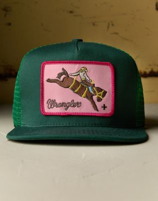 Wrangler x Imogene + Willie Trucker Hat in Green